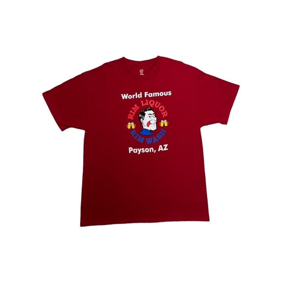 Y2K Rim Wash Rim Liquor Comedy Arizona T-Shirt - Picture 1 of 4